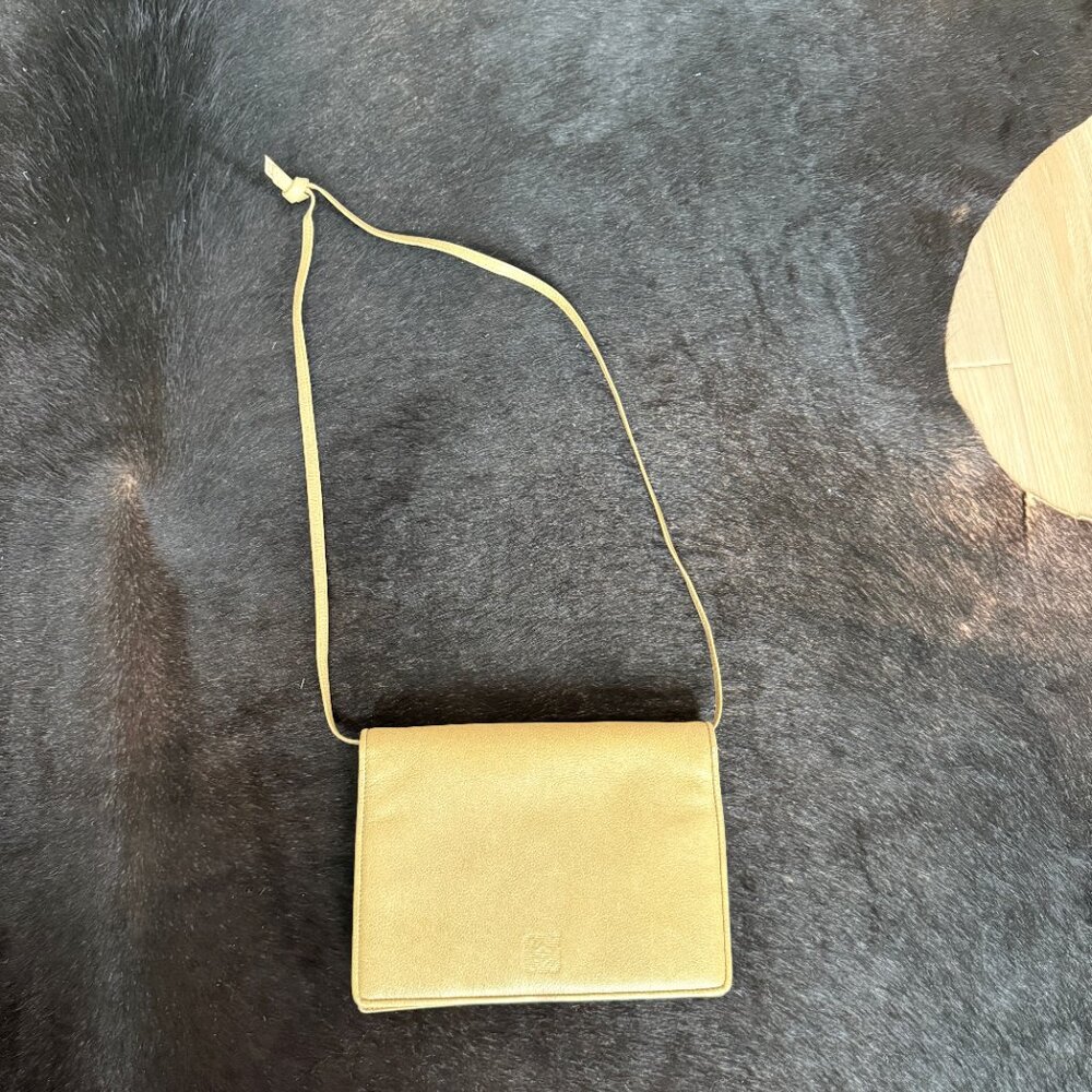 RARE Vintage Loewe Tan Crossbody